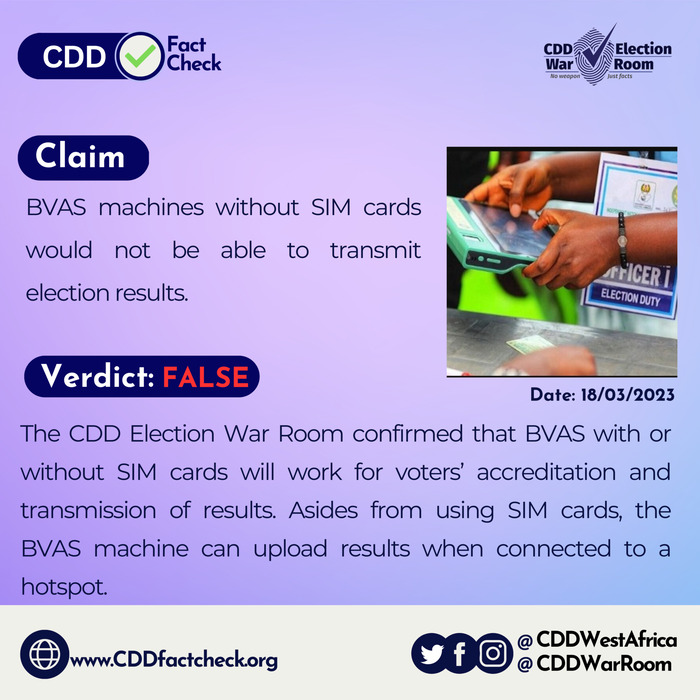 BVAS machines without SIM cards would not be able to transmit election ...
