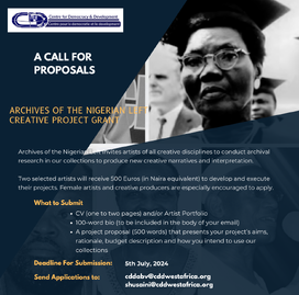 A Call for Proposal - Archives of the Nigerian Left Creative Project Grant