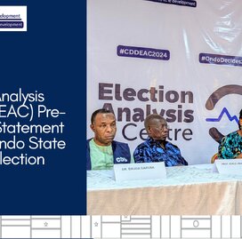 CDD Election Analysis Centre (CDD’s EAC) Pre-Election Press Statement  on the 2024 Ondo State Governorship Election