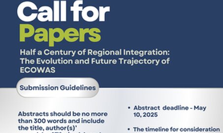 Call for Papers - Half a Century of Regional Integration: The Evolution and Future Trajectory of ECOWAS