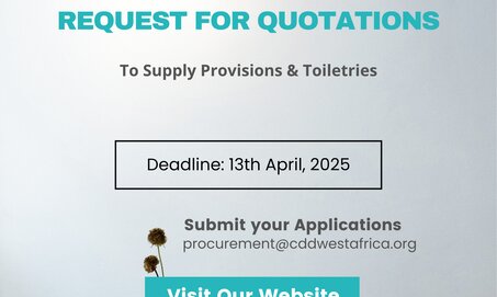 REQUEST FOR QUOTATIONS: Supply of Provision and Toiletries