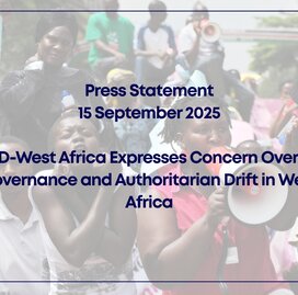 CDD-West Africa Expresses Concern Over AI Governance and Authoritarian Drift in West Africa