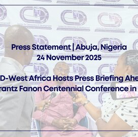 CDD-West Africa Hosts Press Briefing Ahead of Frantz Fanon Centennial Conference in Jos