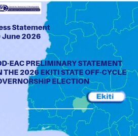 CDD-EAC Preliminary Statement On the 2026 Ekiti State Off-Cycle Governorship Election