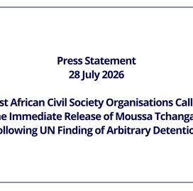 West African Civil Society Organisations Call for the Immediate Release of Moussa Tchangari Following UN Finding of Arbitrary Detention